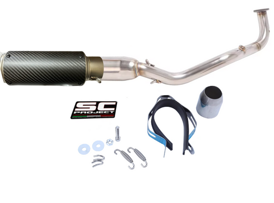 Línea Completa Artesanal Yamaha Xmax/Nmax 125 (2021-2025) Acero Inoxidable