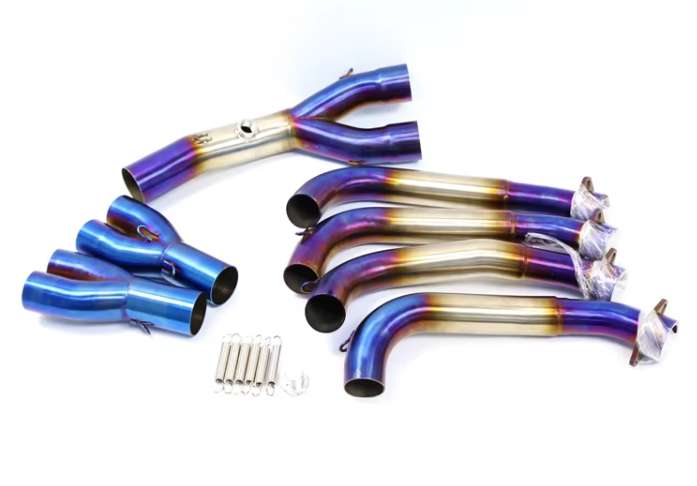 Colectores Yamaha R6 Artesanales Acero Inoxidable (2006-2020)