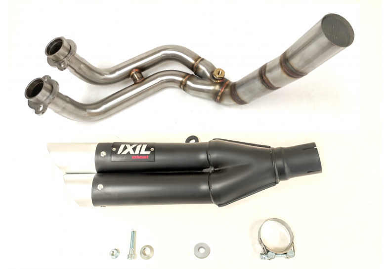Línea Completa IXIL L3XB Homologada Acero Negro YAMAHA MT 07 TRACER 21-24 | MT 07 21-24 | TRACER 7/700/GT 20-23 | XSR 700 21-23