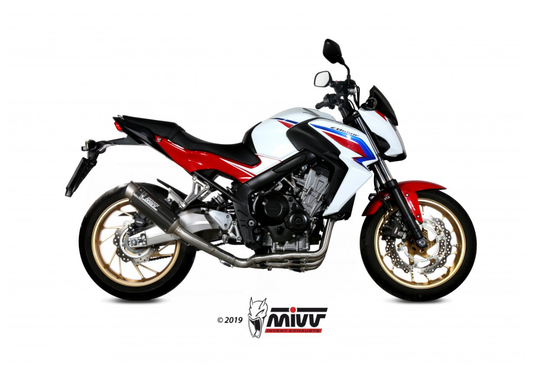 Línea Completa Mivv GP PRO Carbono Homologada HONDA CB 650/F (2014-2018)