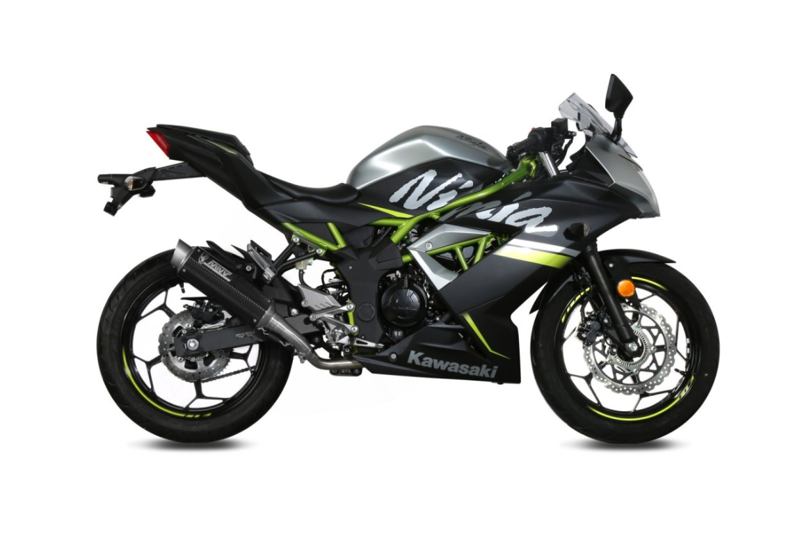 Tramo Final Mivv GP PRO Carbono Homologado Slip-On KAWASAKI Z125 y NINJA 125 (2019-2024)