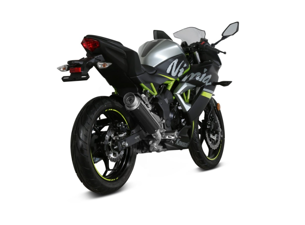 Tramo Final Mivv GP PRO Carbono Homologado Slip-On KAWASAKI Z125 y NINJA 125 (2019-2024)