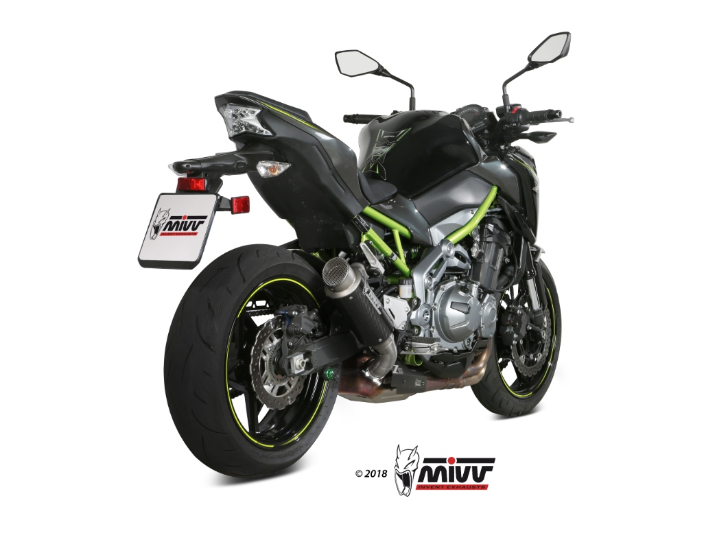 Tramo Final Mivv GP PRO Carbono Homologado Kawasaki Z900 A2 (2017-2024)