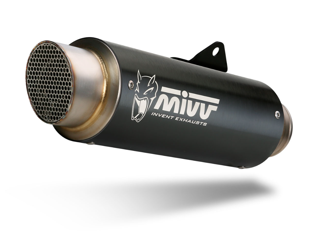 Tramo Final Mivv GP PRO Homologado Acero Negro Kawasaki Z900 A2 (2017-2024)
