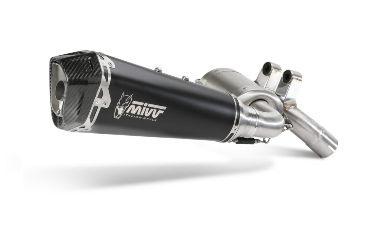 Escape Mivv DELTA RACE Homologado Acero negro BMW F 900 XR (2020-2025)