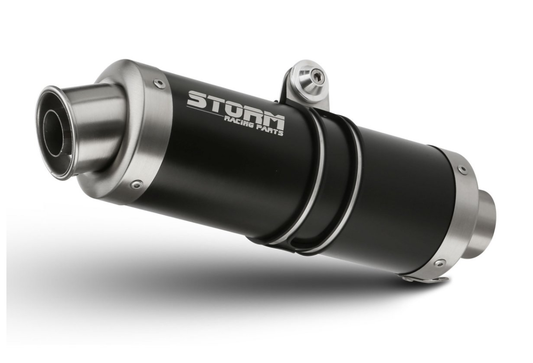 Escape Storm GP HONDA CBR 600 F (2001-2010) Homologado Acero Negro