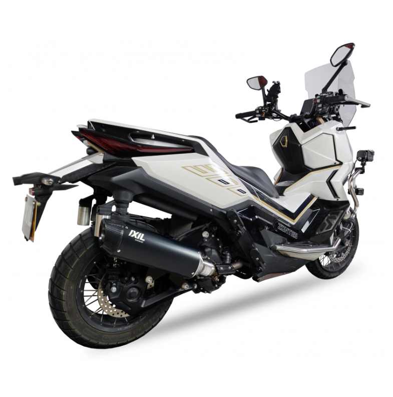 Escape Slip-On IXIL V4B Acero Negro ZONTES G 368 ADV 2025