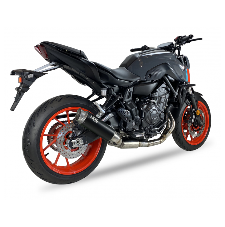 Escape completo IXIL RC3B Homologado acero negro YAMAHA MT 07 (2021-2025)