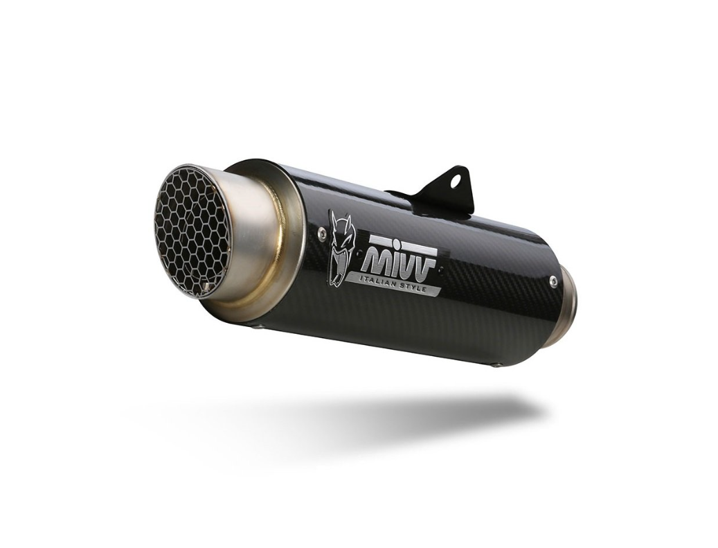 Seção Final Slip-On Mivv GP PRO Homologado em Carbono HONDA CB 750 HORNET (2023-2025)