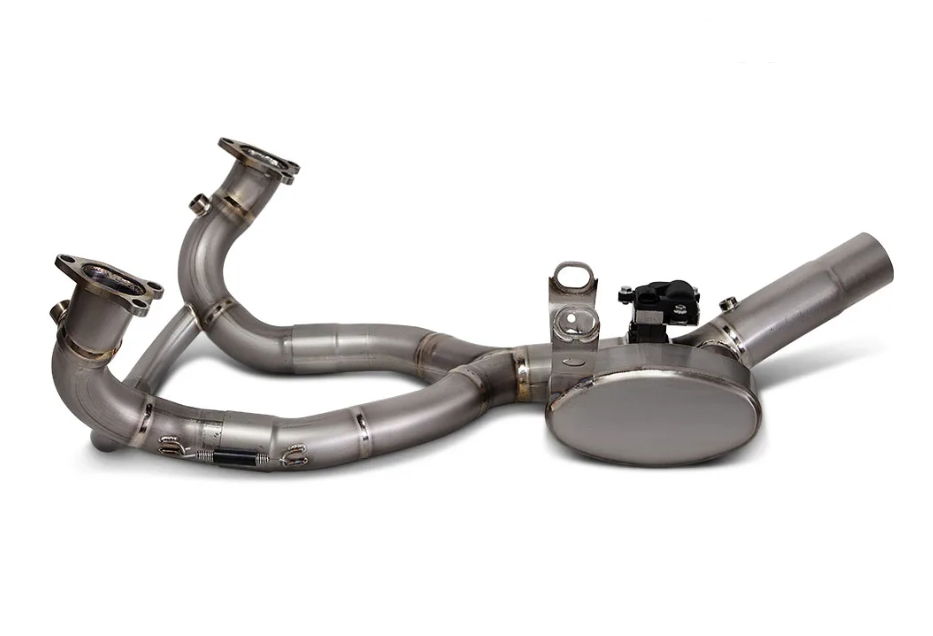 Colectores BMW R 1300 GS Artesanales Titanio con Válvula Eléctrica (2024-2025)