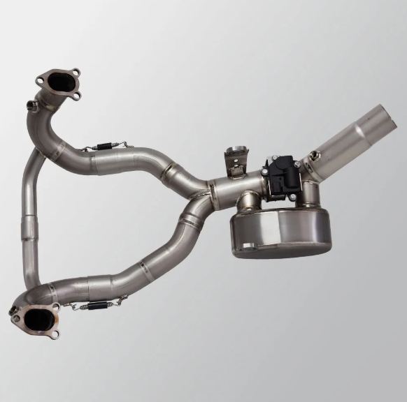 Colectores BMW R 1300 GS Artesanales Titanio con Válvula Eléctrica (2024-2025)