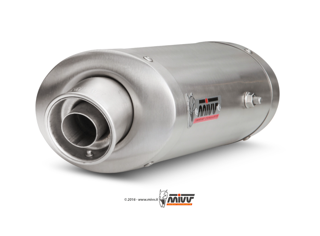 Mivv OVAL approved stainless steel exhaust for the YAMAHA YZF 1000 R1 / M 04-06
