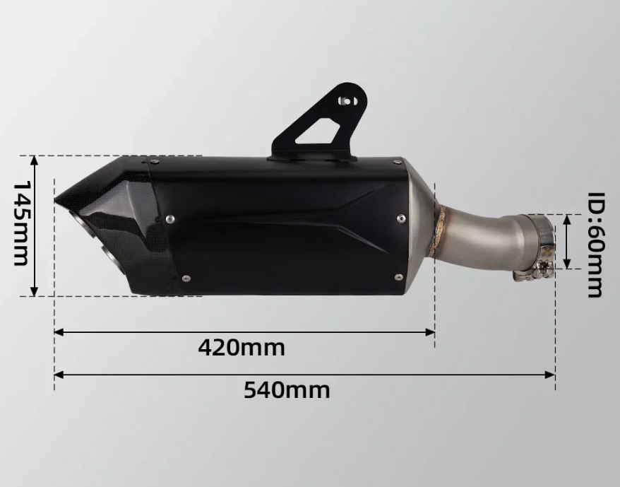 Seção final Slip-On BMW R 1300 GS (2024-2025)