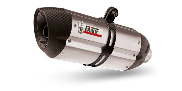 Approved Mivv SUONO stainless steel exhaust for the Honda CB 500 F 19-24.