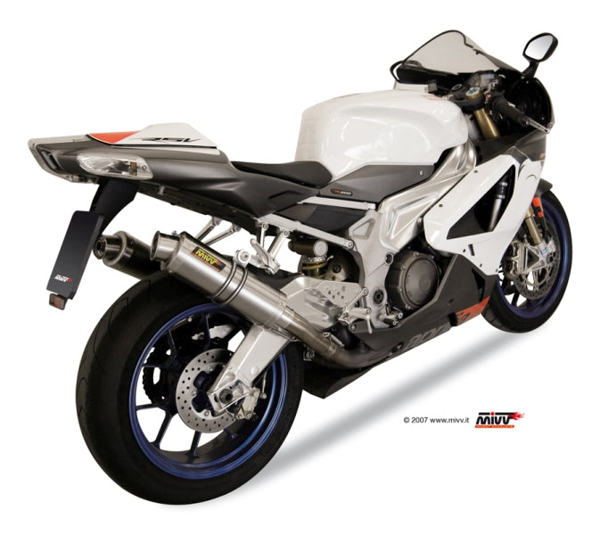 Escape no homologado Mivv GP en Carbono para Aprilia