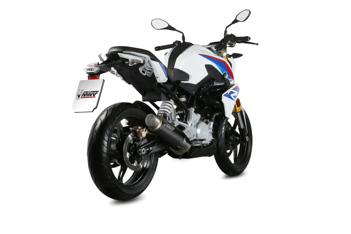 Escape completo homologado Mivv GP PRO en Acero negro para BMW G 310 R 18-24