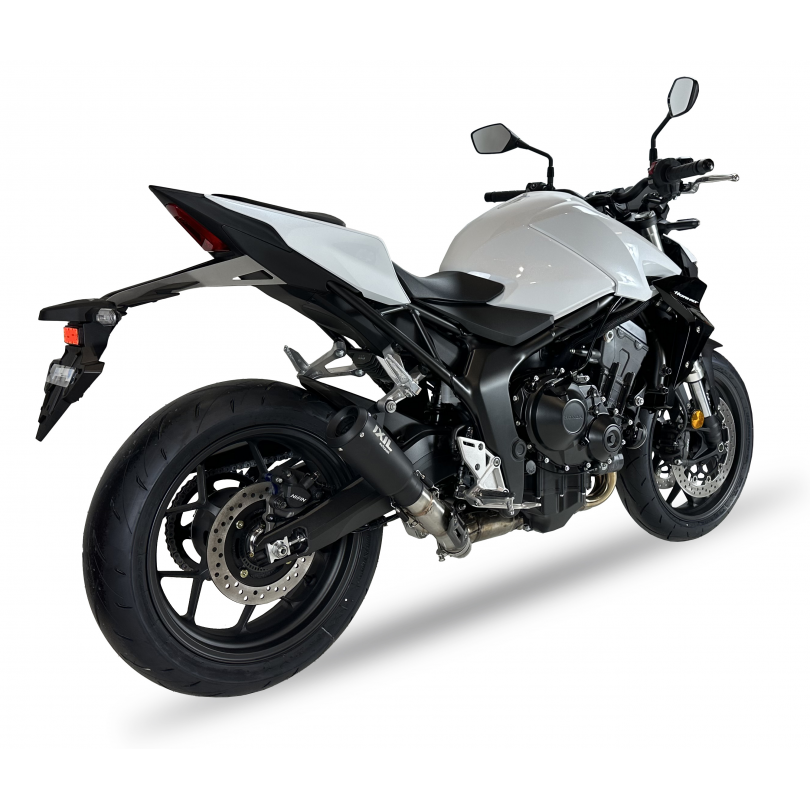 Escape IXIL RB homologado en acero negro para HONDA CB 1000 HORNET / SP 2025