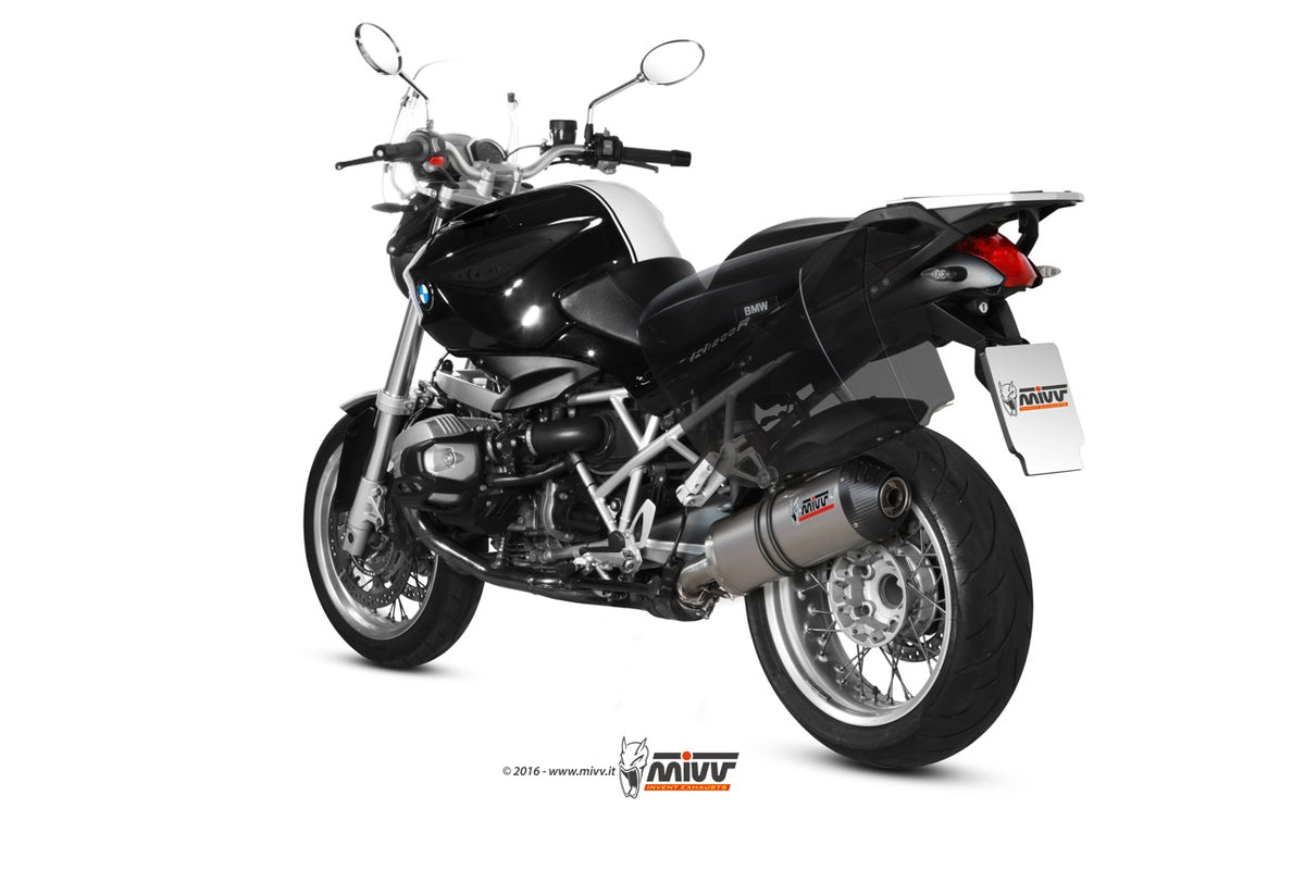 Escape homologado Mivv OVAL en Titanio para BMW R 1200 R 11-14