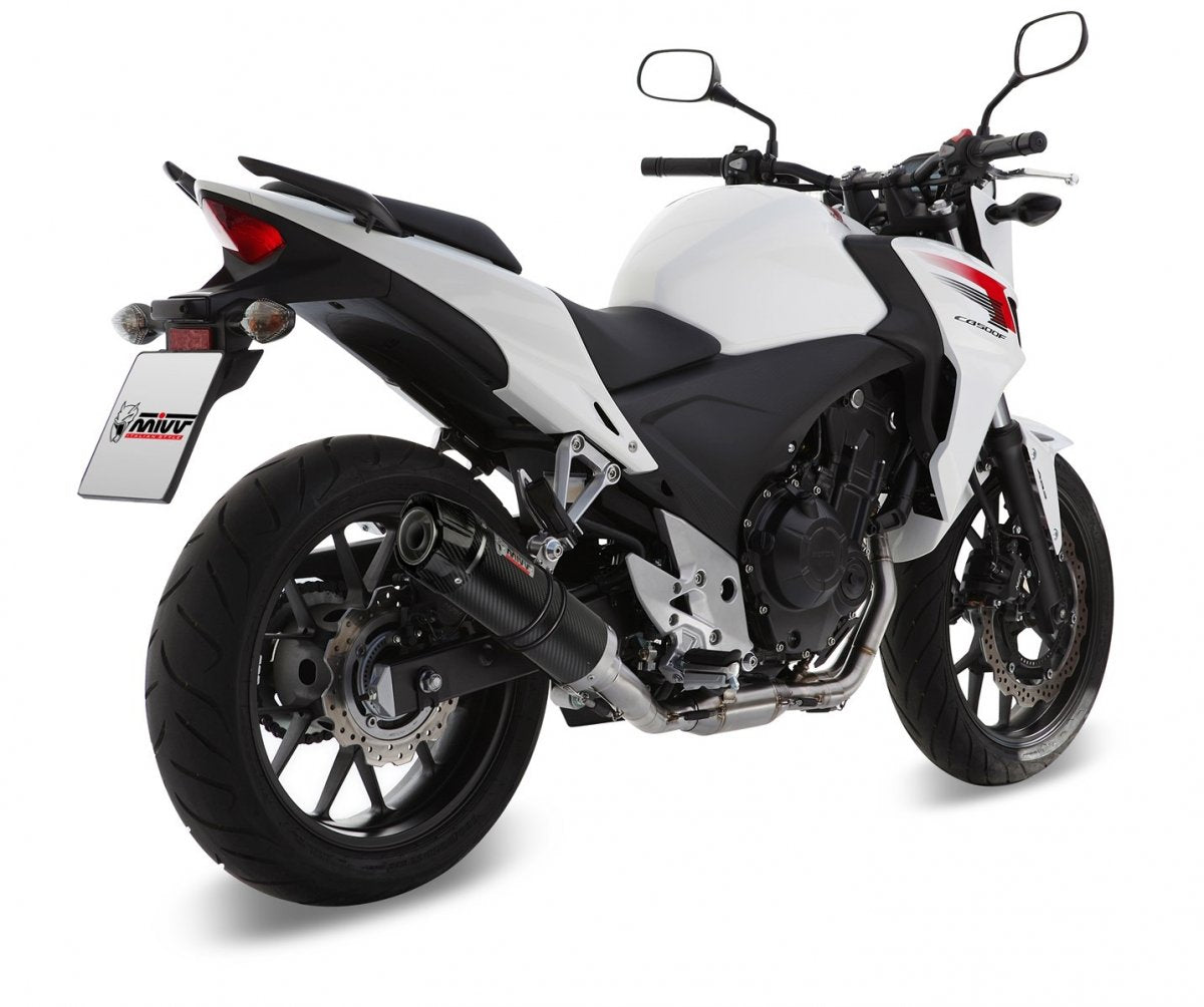 Escape homologado Mivv GP en Carbono para HONDA CBR 500 R 13-15 | CB 500 F 13-15
