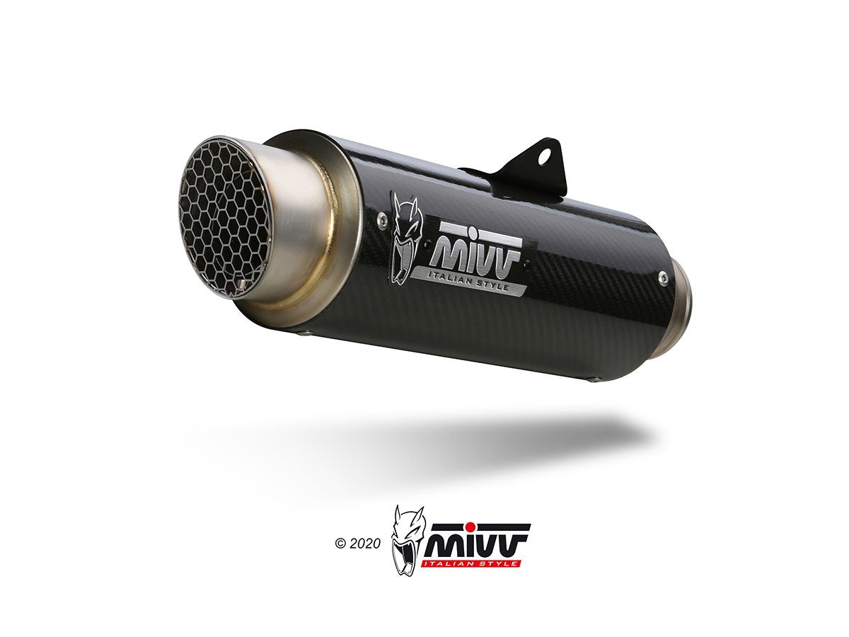 Escape homologado Mivv GP PRO en Carbono para HONDA CBR 500 R 24-25 | CB 500 HORNET 24-25