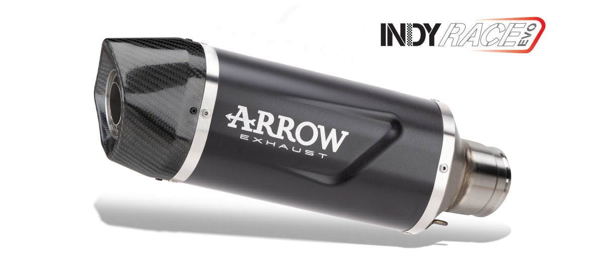 Escape ARROW Indy Race homologado en aluminio negro para HONDA CB 500 F 24-25 | NX 500 24-25