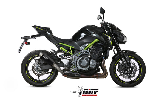 Escape homologado Mivv GP PRO en Acero negro para KAWASAKI Z 900 A2 17-25