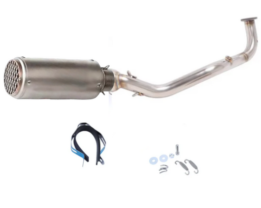 Línea Completa Artesanal Yamaha Xmax/Nmax 125 (2021-2025) Acero Inoxidable