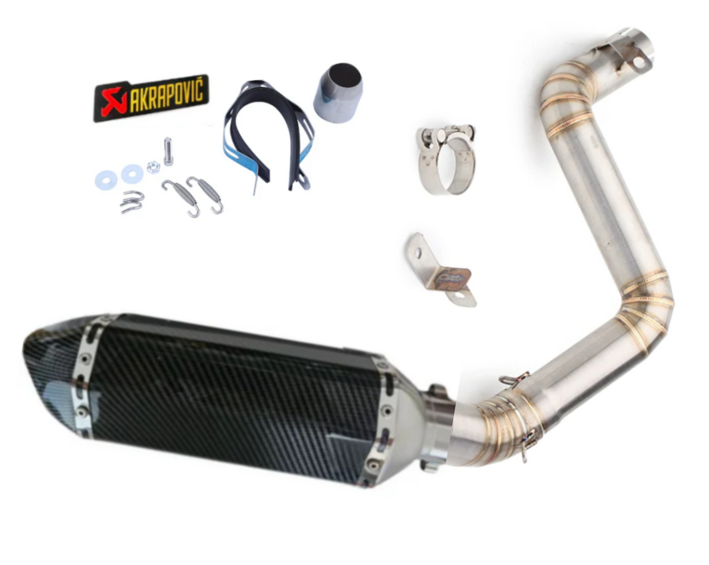 KTM Duke/RC 125-390 (2011-2016) Handmade Exhaust Line