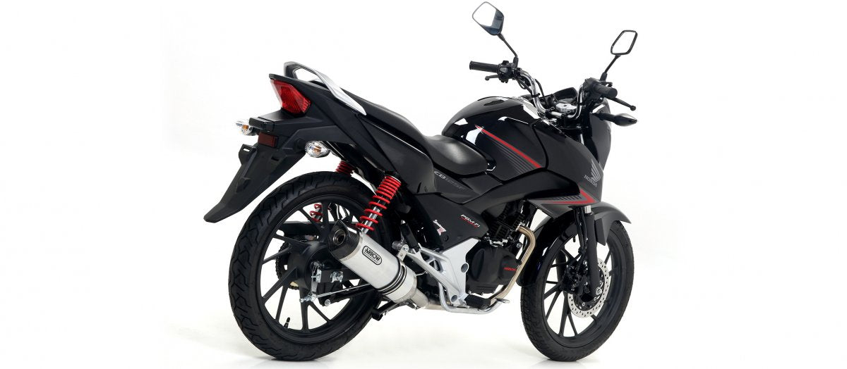 Arrow Thunder aluminum approved exhaust for HONDA CB 125 F 17-19