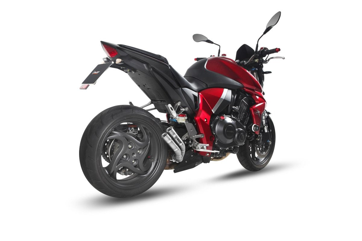 Escape Mivv Double Gun aprovado em aço inoxidável para Honda CB 1000 R / Neo Sports Cafe 08-17
