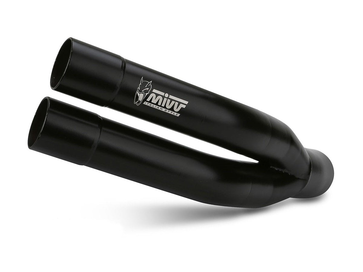 Escape homologado Mivv DOUBLE GUN en Acero negro para HONDA CB 1000 R / NEO SPORTS CAFE 08-17