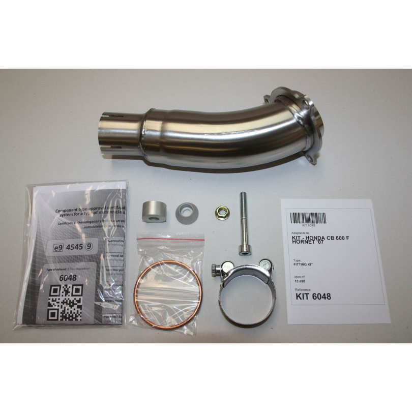 Especificaciones silencioso Hexoval Xtrem Evolution SOVE OH6048VSE para HONDA CBR 600 F/FS 11-14 | CB 600 F HORNET 07-14