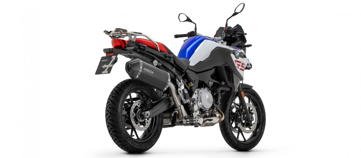 Escape ARROW Sonora no homologado en titanio negro para BMW F 750 GS 21-24 | F 850 GS 21-24