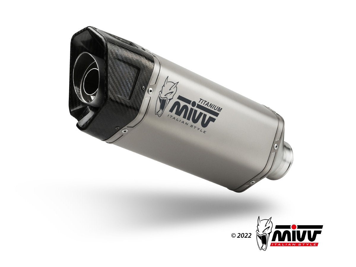 Escape homologado Mivv SR-1 en Titanio para BMW R 1300 GS 24-25