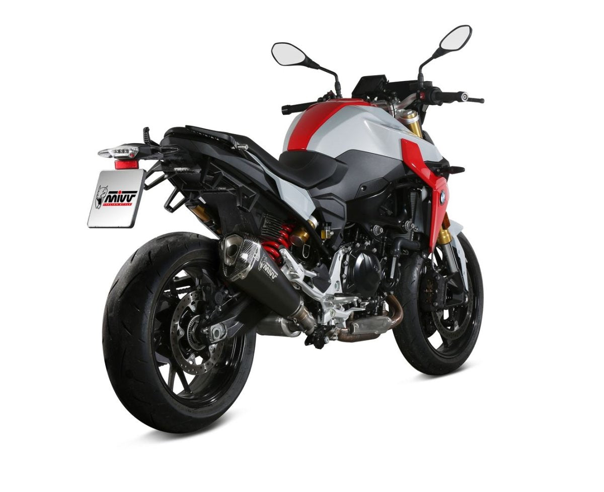 Escape homologado Mivv DELTA RACE en Acero negro para BMW F 900 R 20-25