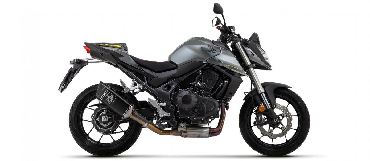 Escape ARROW Pista homologado en titanio negro para HONDA CB 750 HORNET 23-24