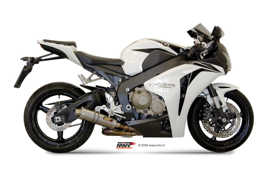 Escape homologado Mivv GP en Acero negro para HONDA CBR 1000 RR 08-13