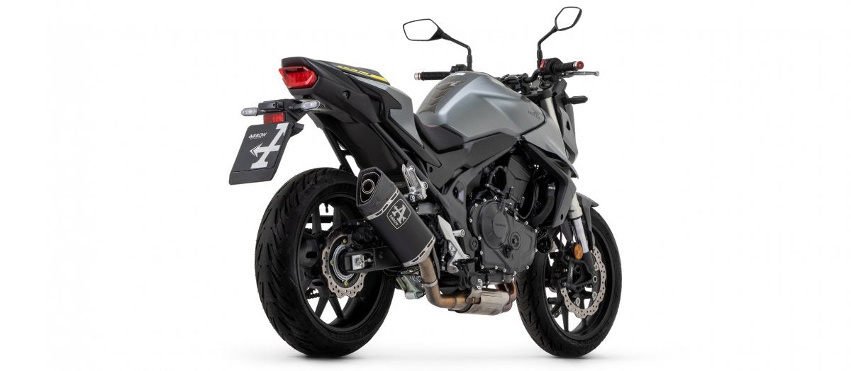 Escape ARROW Pista homologado en titanio negro para HONDA CB 750 HORNET 23-24