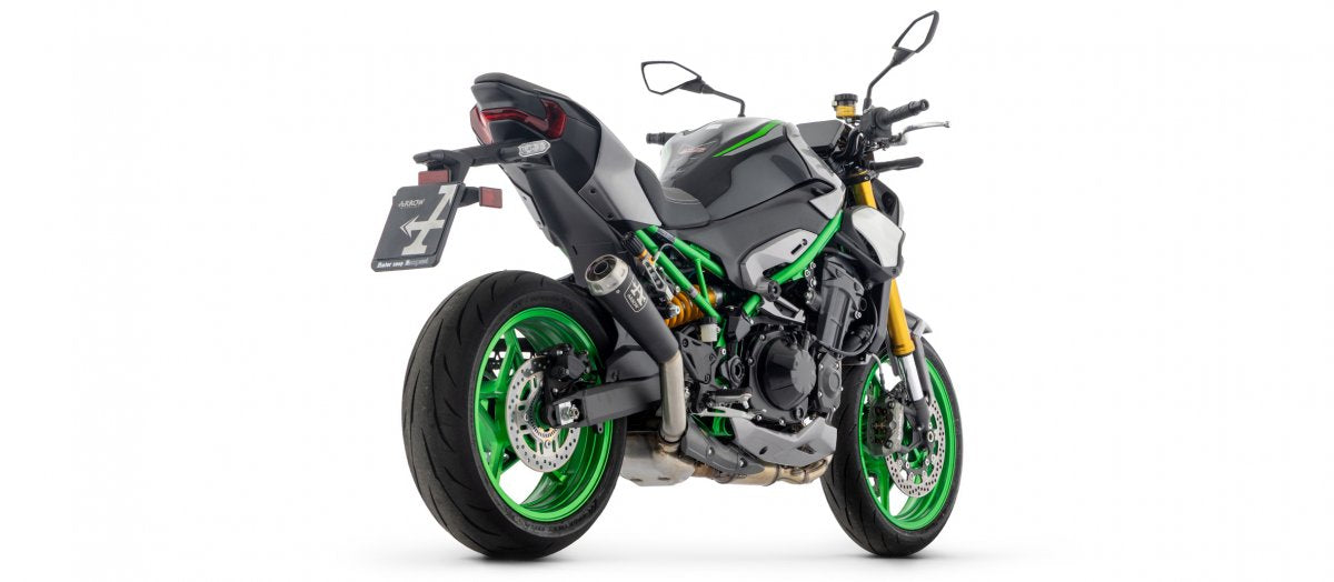 Escape ARROW PRO-Race homologado en nicromo negro para KAWASAKI Z 900 FULL 2025