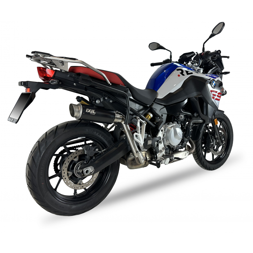 Escape IXIL RC3B no homologado en acero negro para BMW F 750 GS 18-23 | F 850 GS / ADVENTURE 18-23