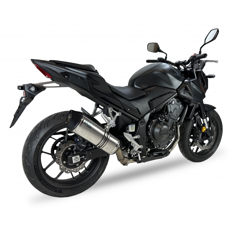 Escape IXIL SOVE homologado en acero inox. para HONDA NX 500 2024 | CBR 500 R 2024 | CB 500 F 2024