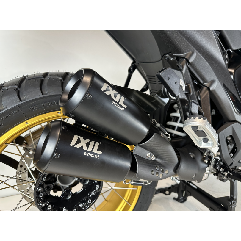 Escapes IXIL 2RB homologado en acero negro para BMW R 1300 GS 23-24
