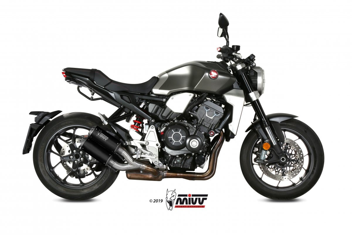 Escape homologado Mivv MK3 en Acero negro para HONDA CB 1000 R / NEO SPORTS CAFE 18-24