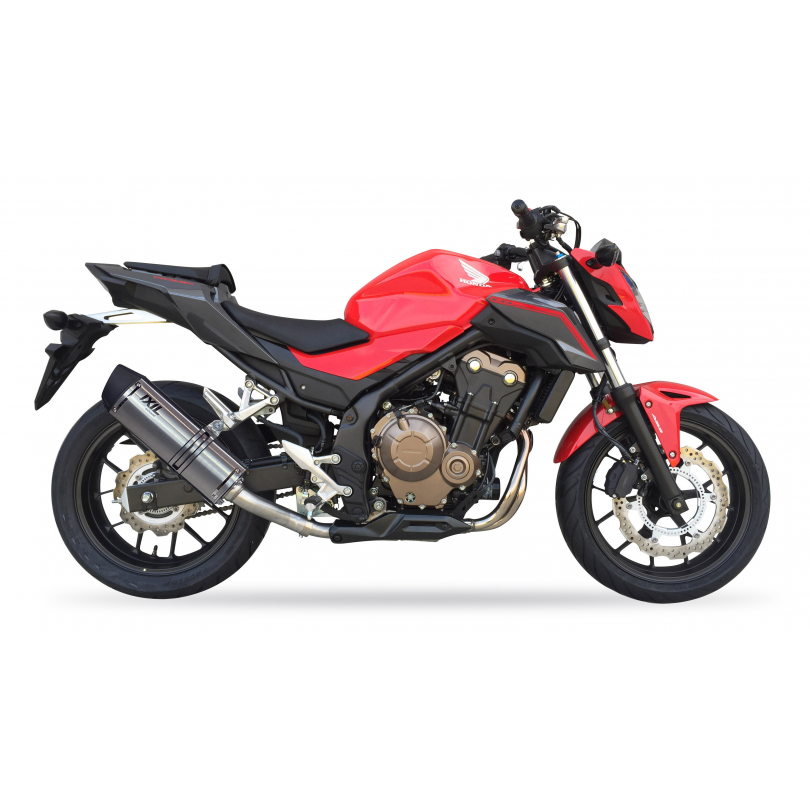 Escape IXIL SOVE homologado en acero inox. para HONDA CB 500 F 13-18 | CBR 500 R 13-18 | CB 500 X 13-18