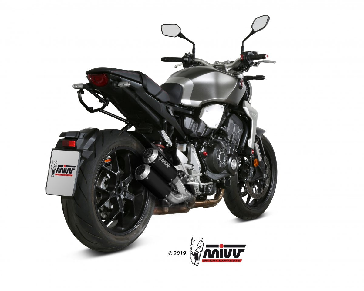 Escape homologado Mivv MK3 en Acero negro para HONDA CB 1000 R / NEO SPORTS CAFE 18-24