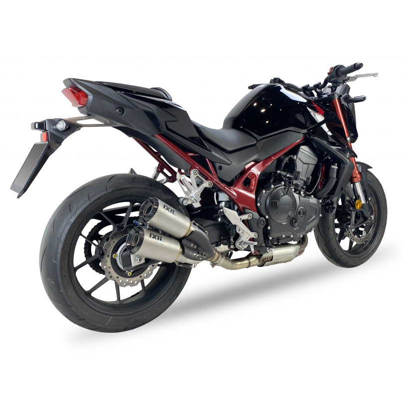 Escapes IXIL 2RC homologado en acero inox. para HONDA CB 750 HORNET 23-24