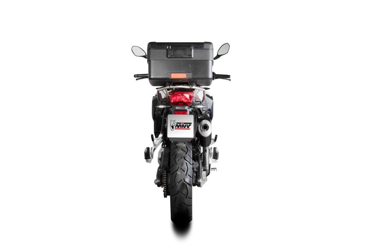 Escape homologado Mivv DAKAR en Acero negro para BMW F 750 GS 18-24 | F 850 GS 18-24 | F 850 GS ADVENTURE 18-24