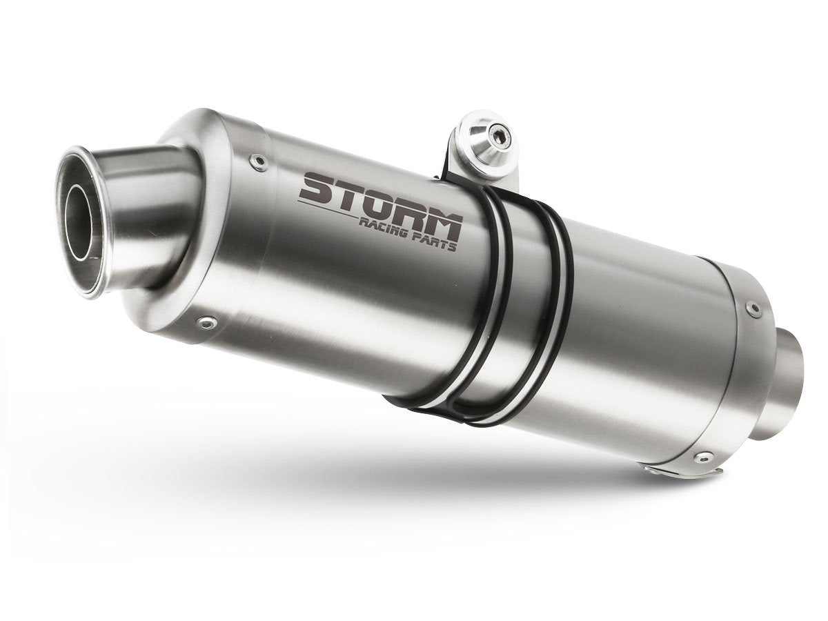 Approved Storm GP full exhaust in stainless steel for YAMAHA MT 07 14-24