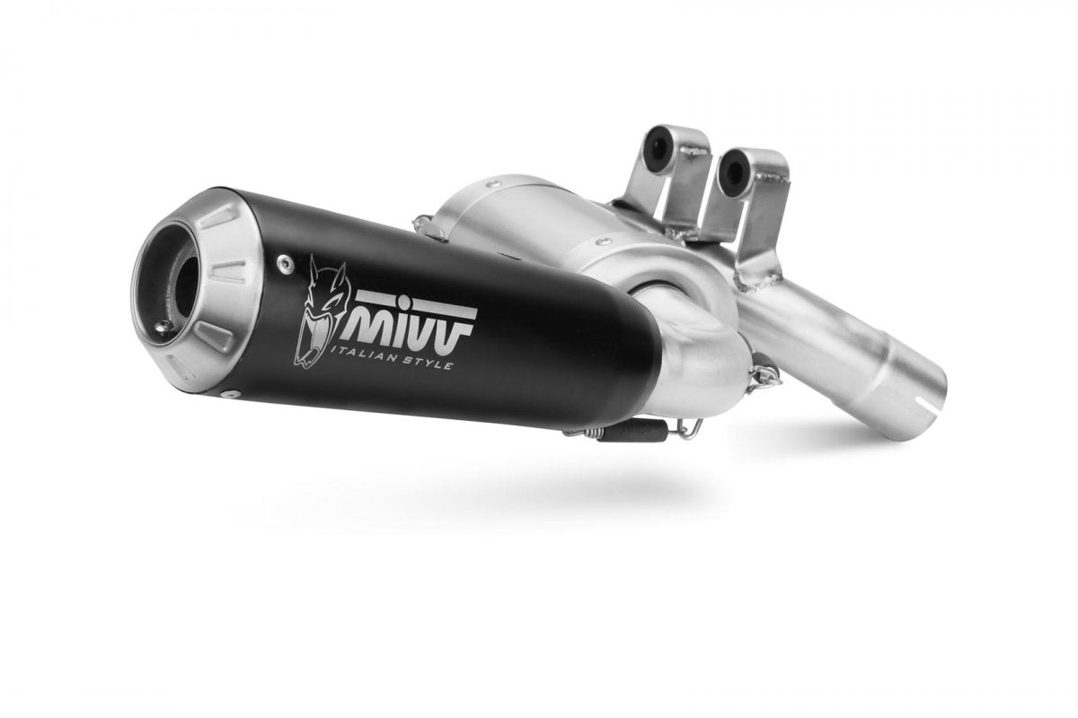 Escape homologado Mivv X-M1 en Acero negro para BMW F 900 R 20-25