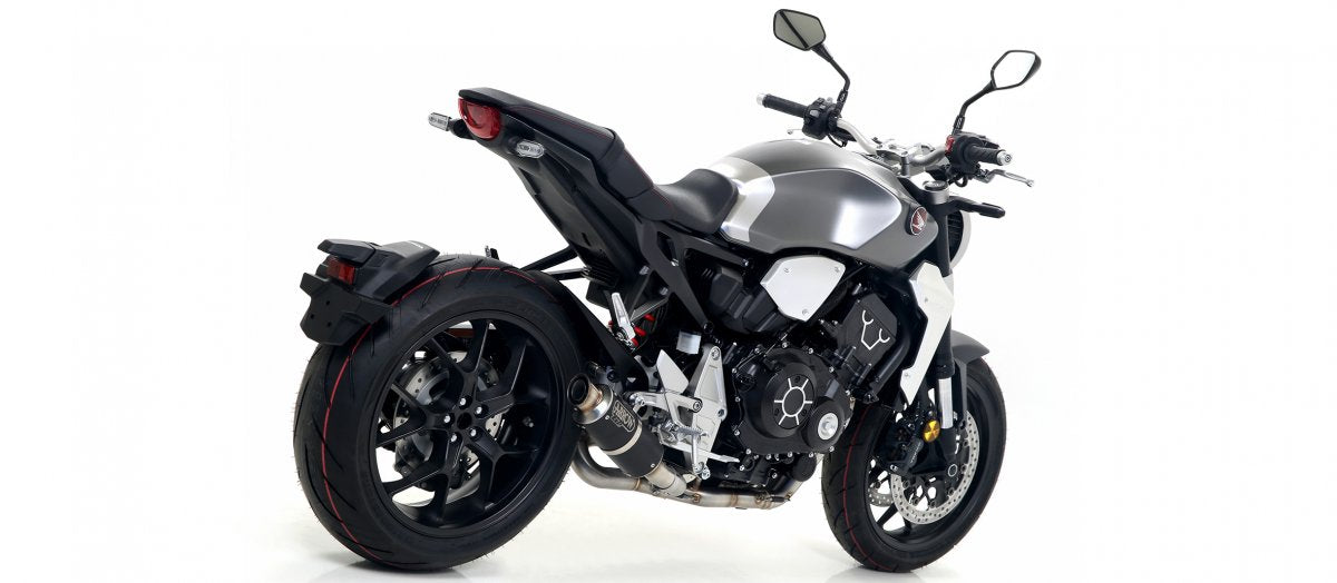 Escape ARROW GP2 homologado em nicromo preto para HONDA CB 1000 R / NEO SPORTS CAFE 18-24